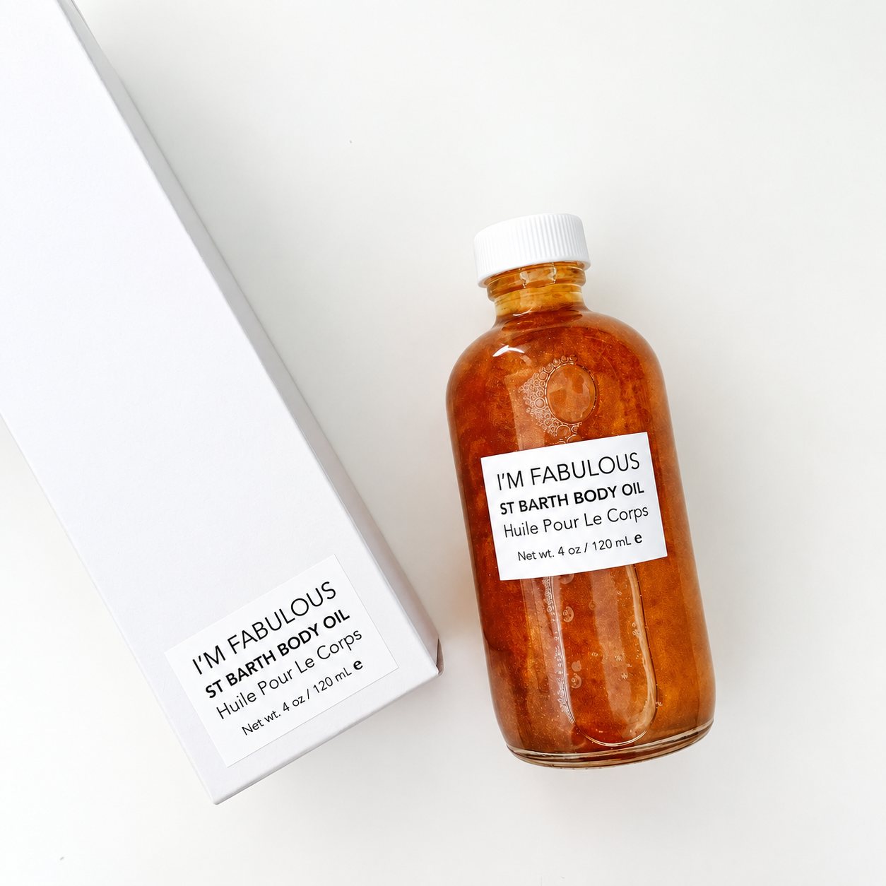 Flacon d’huile pour les soins des cheveux